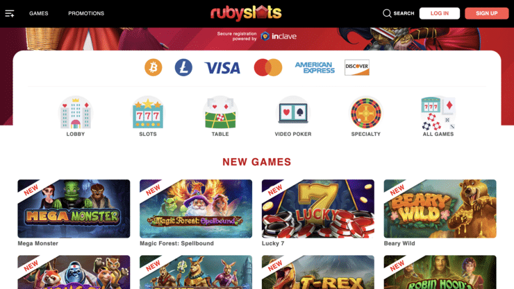 Ruby Slots Inclave Casino